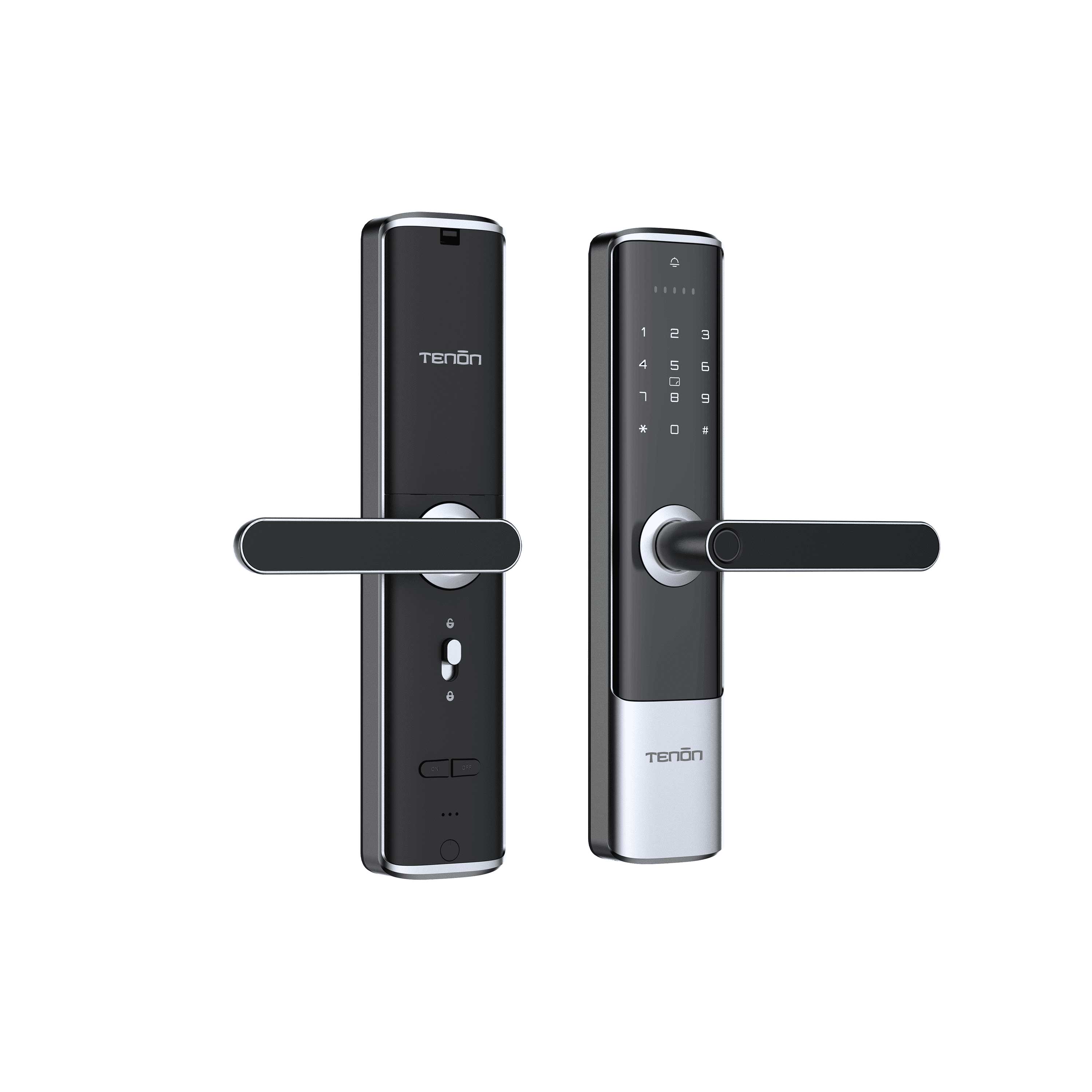 Cerradura de puerta de huella digital inteligente k6, entrada sin llave en  la cerradura de puerta